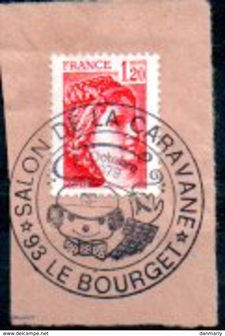 FRANCE :BELLE OBLITÉRATION  Y&T (o) N° 1974 "Cachet Du Salon De La Caravane Du 7/10/1979 " - Used Stamps