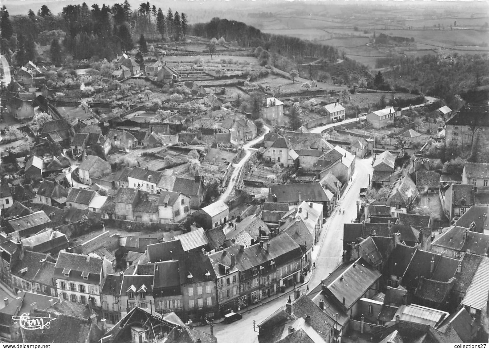 58-LORMES- VUE AERIENNE - Lormes