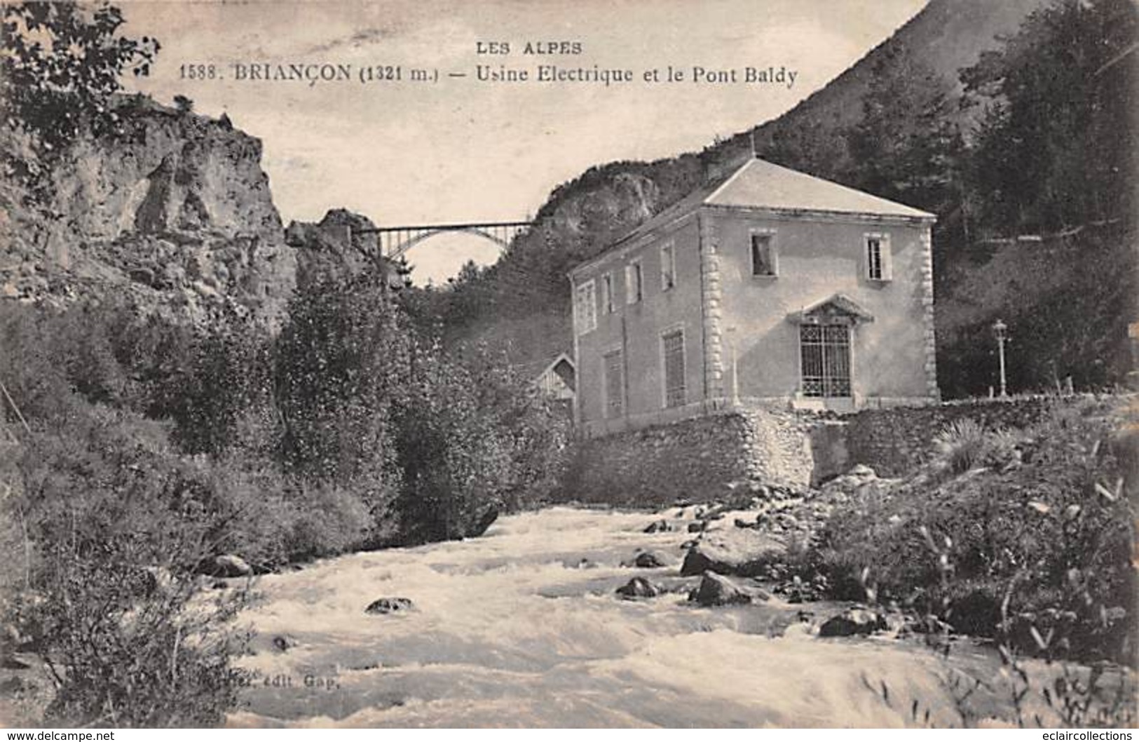 Briançon        05      Usine électrique Et Pont Baldy    (voir Scan) - Briancon