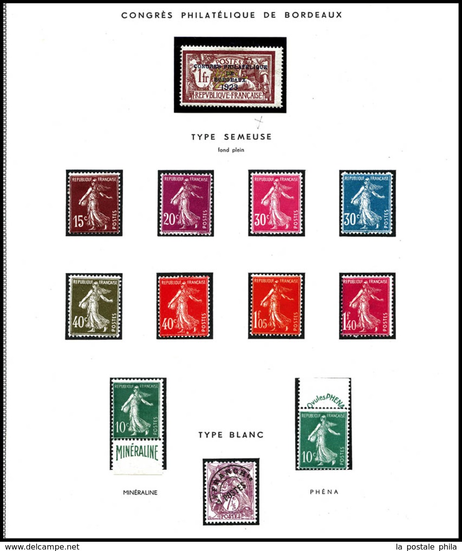 N 1862/1980, Poste/PA/Taxe/Préo/Colis, Collection De Timbres Neuf */** Présentée En Album MOC, Quasi Complète à Partir D - Sammlungen