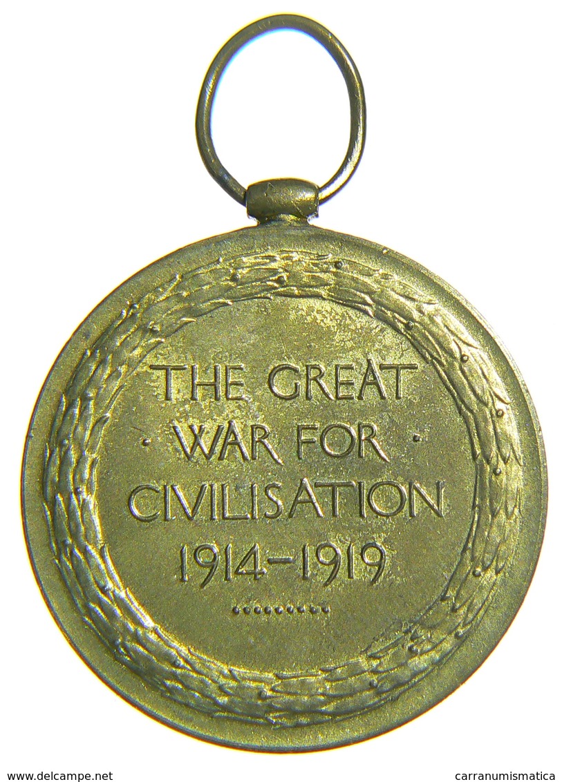 WWI - Medaglia - Gran Bretagna / United Kingdom - Commemorativa Della Vittoria Interalleata (Gunner Royal Artillery) - Grande-Bretagne