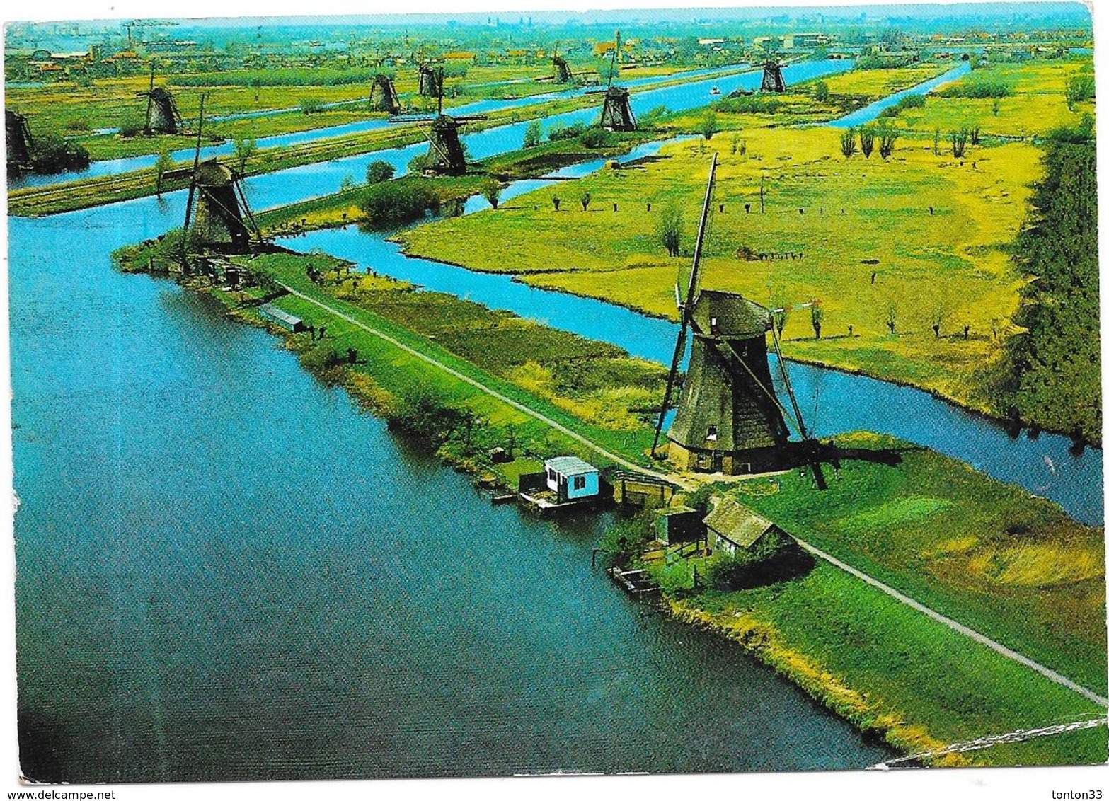 PAYS BAS - ZUID HOLLAND - Panorama Molens KINDERDIJK - BARA1 - - Kinderdijk