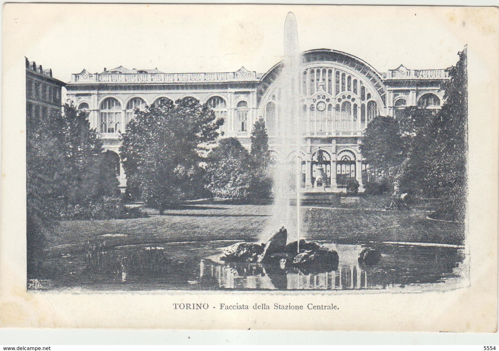 Italie   Torino    Facciata Della Stazione Centrale - Transportmiddelen