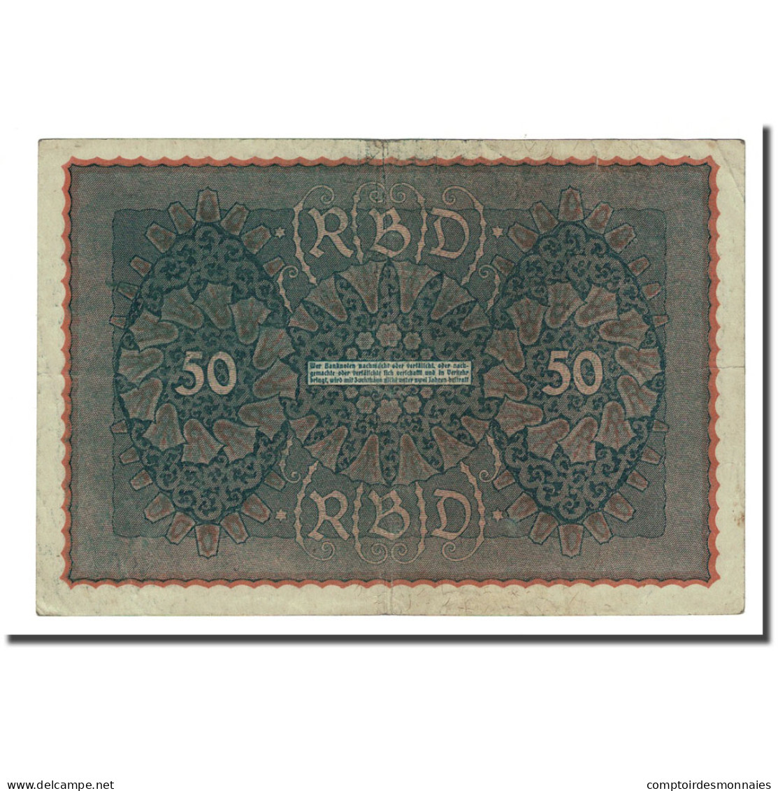 Billet, Allemagne, 50 Mark, 1919-06-24, KM:66, TB - 50 Mark