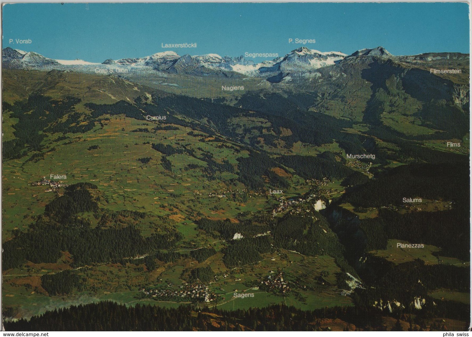 Das Wandergebiet Vom Crap Sogn Gion, Laax, Falera Und Sagens - Photo: Geiger - Falera