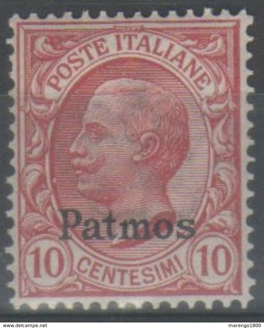 Patmo 1912 - Effigie 10 C. ** Centratura Ottima      (g5343) - Egeo (Patmo)