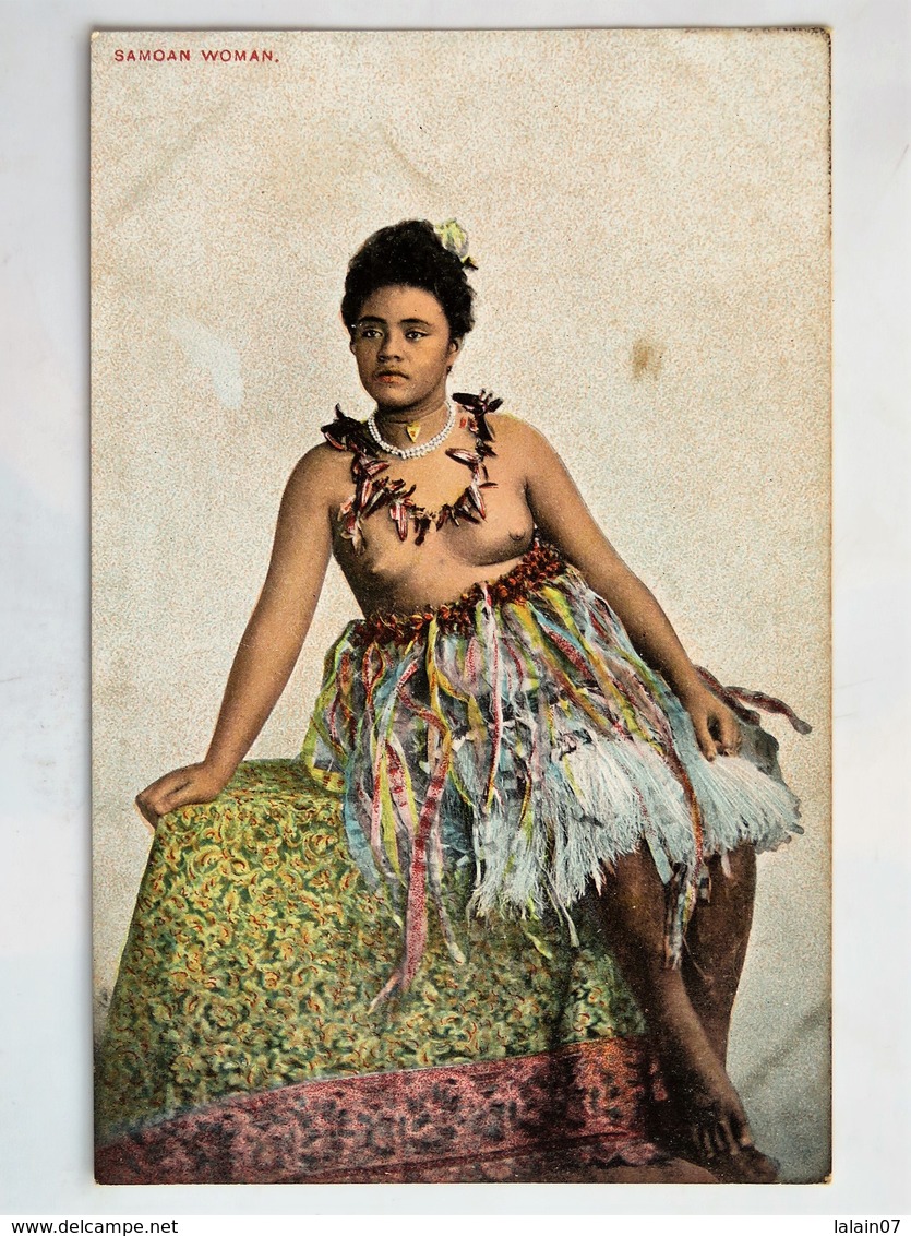 C.P.A. : SAMOA : SAMOAN WOMAN, Seins Nus, Topless - Samoa