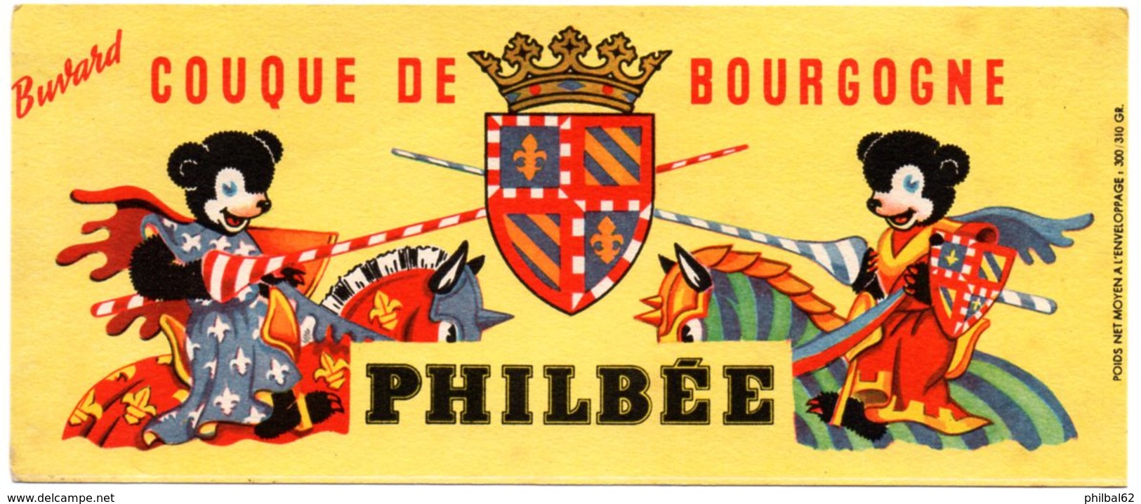 Buvard Pain D'épices Philbée, Philbée Couque De Bourgogne. - Peperkoeken