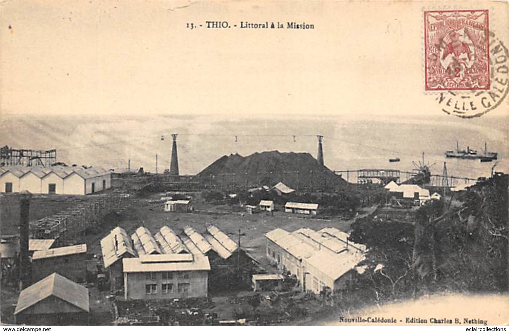 Océanie.  Nouvelle Calédonie .  Thio   Littoral De La Mission   (voir Scan) - New Caledonia