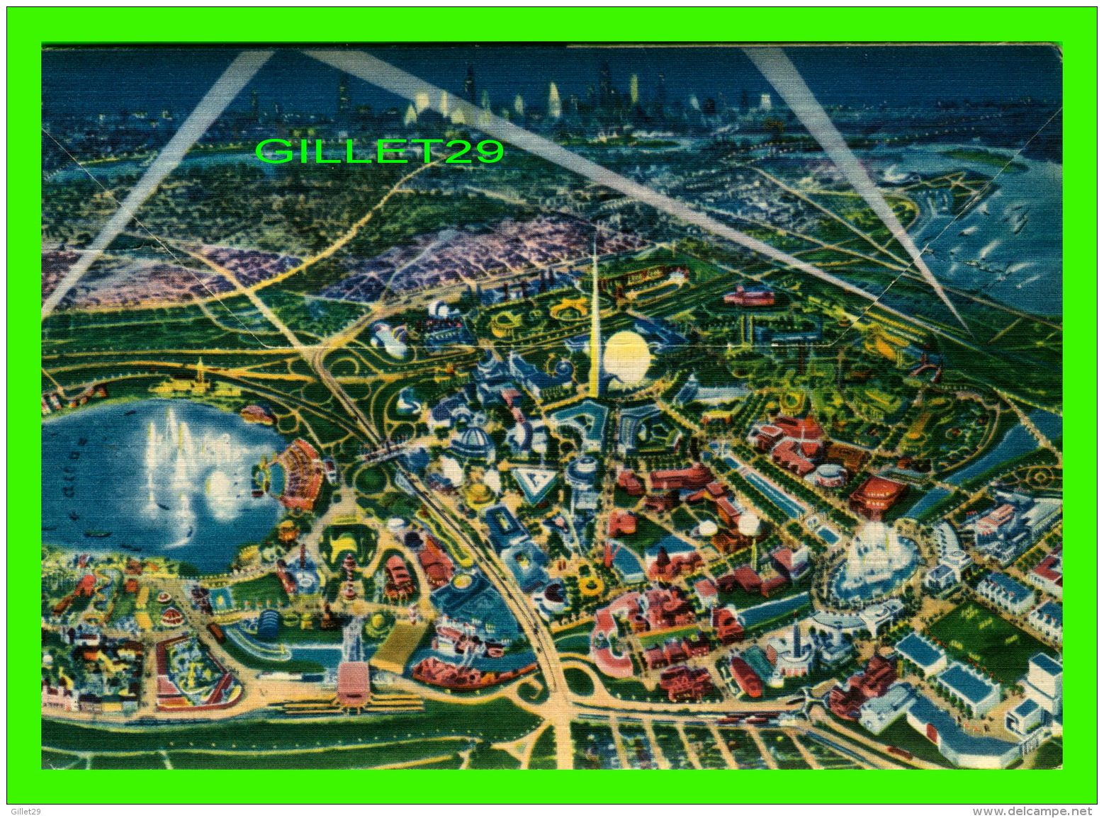 NEW YORK CITY, NY - NEW YORK WORLD'S FAIR FOLDER IN 1939 -  BY  THE GRINNELL LITHO CO - - Exhibitions