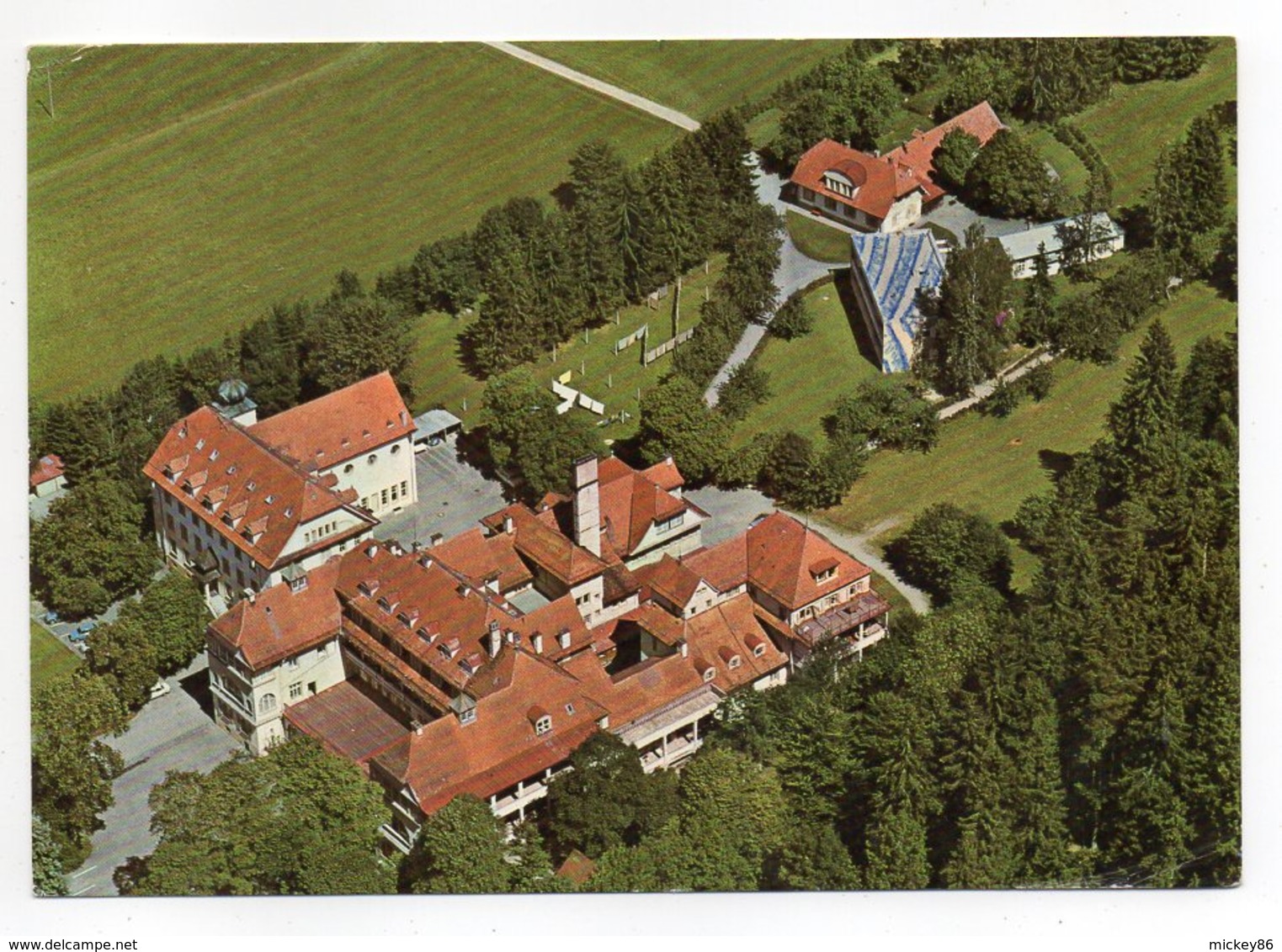 Allemagne --BAD  DUERRHEIM -- Vue Aérienne --timbre  --cachet - Bad Duerrheim