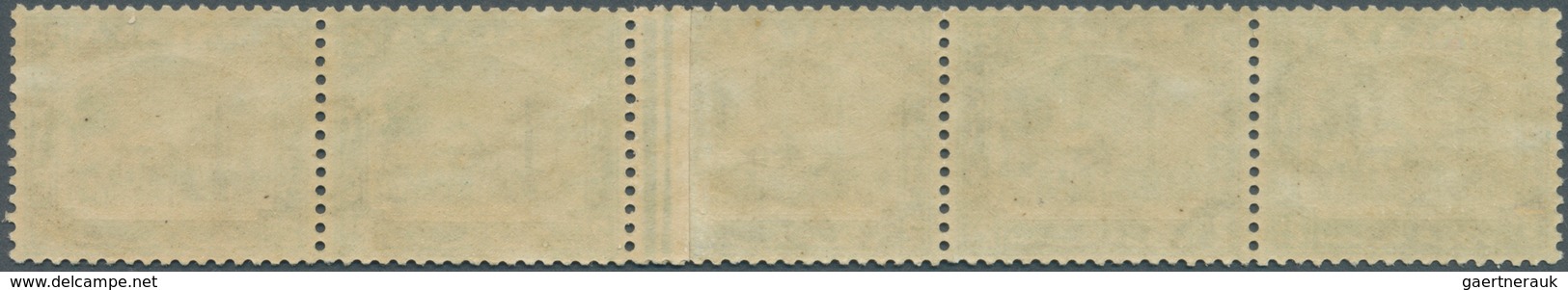 Malaiische Staaten - Selangor: 1936, 2c. Green Strip Of Five With Coil Join, Unmounted Mint. - Selangor