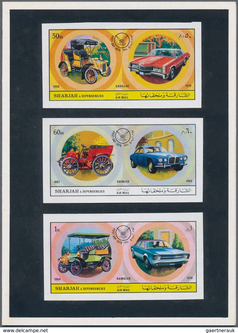 Thematik: Verkehr-Auto / Traffic-car: 1971, Schardscha / Sharjah, European And American CARS (oldtim - Autos