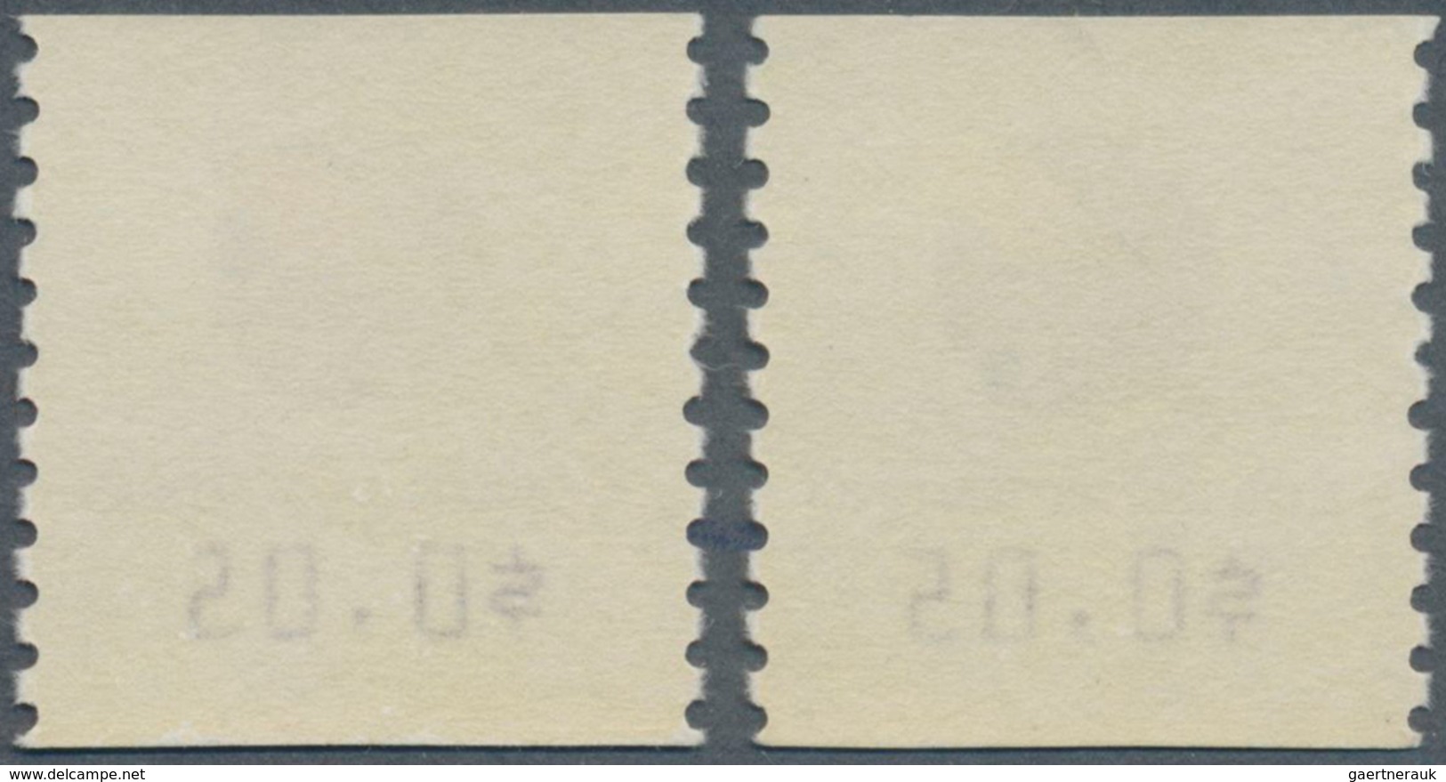 Argentinien: 1995, Machine Labels, 0.05p., Two Copies Unmounted Mint. Mi. 1.100,- €. These Labels We - Autres & Non Classés