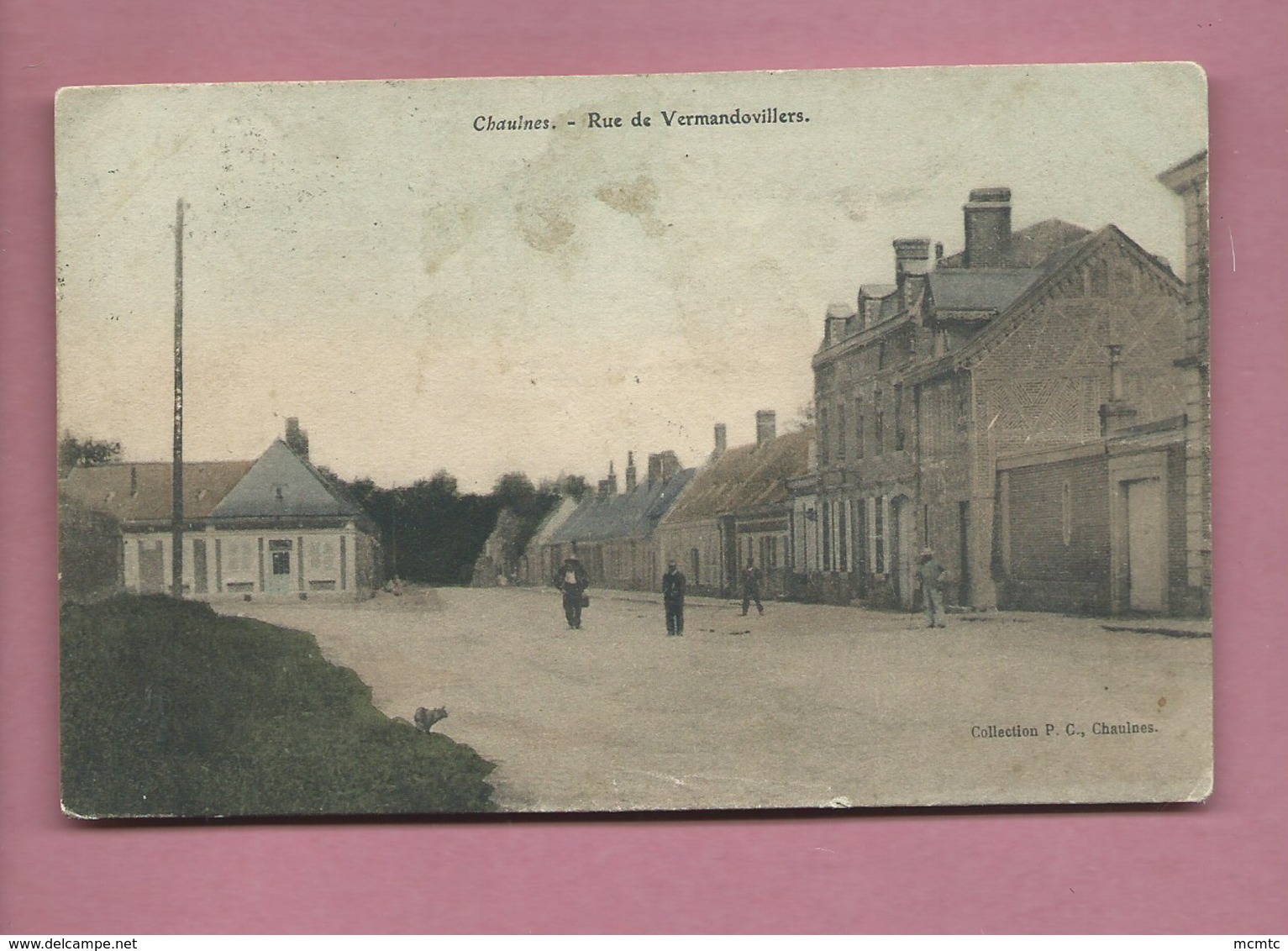 CPA  Très Très Abîmée  -  Chaulnes  - Rue De Vermandovillers - Chaulnes