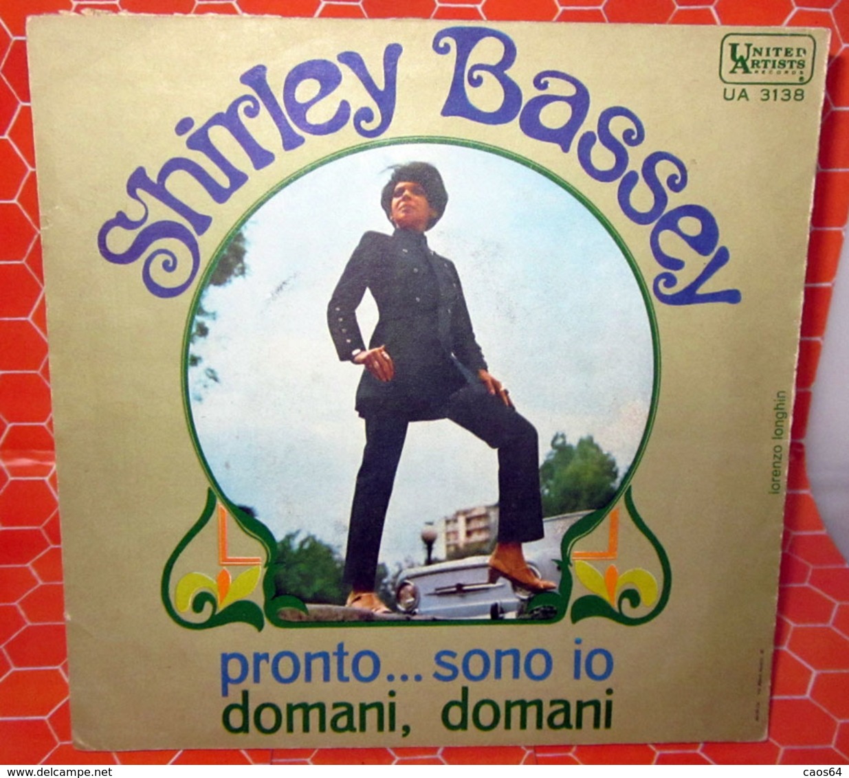 SHIRLEY BASSEY PRONTO..SONO IO  COVER NO VINYL 45 GIRI - 7" - Accessoires, Pochettes & Cartons