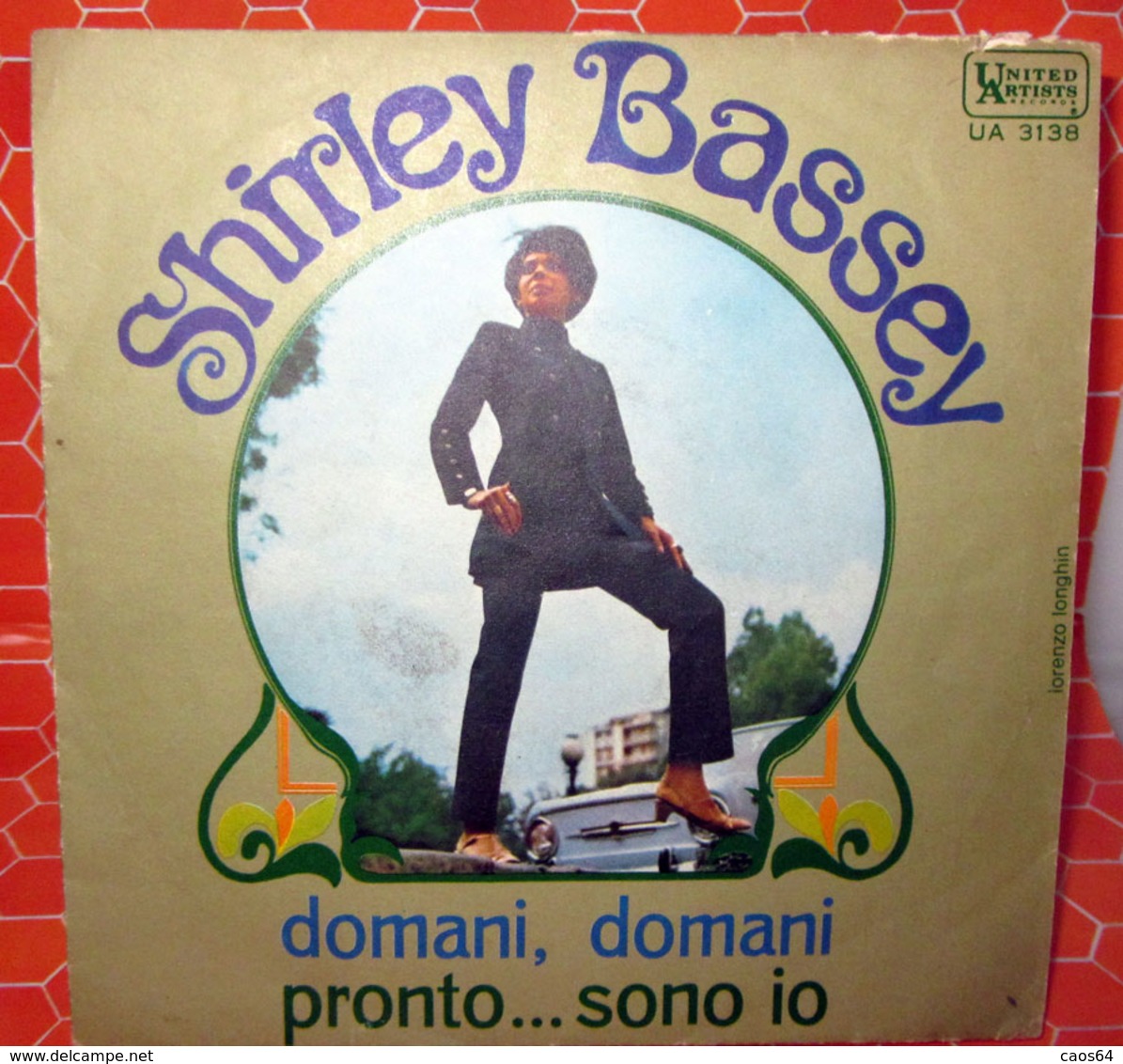 SHIRLEY BASSEY PRONTO..SONO IO  COVER NO VINYL 45 GIRI - 7" - Accessoires, Pochettes & Cartons