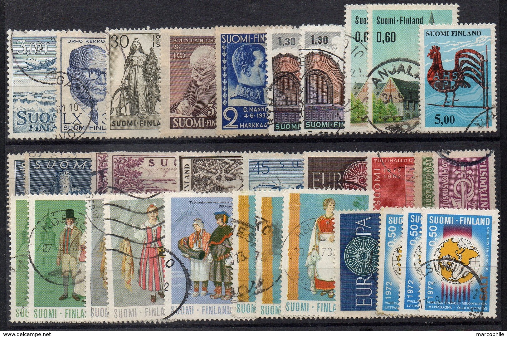 FINLANDE  - SUOMI FINLAND / PETITE COLLECTION / COTE >150.00 EUROS / 4 IMAGES (ref 4944) - Collections
