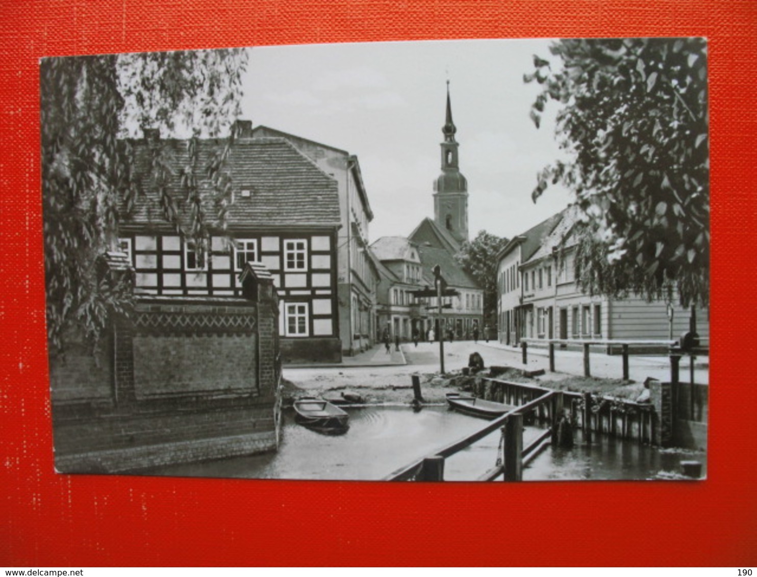 Lubbenau/Spreewald.Blick Zur Kirche - Luebbenau