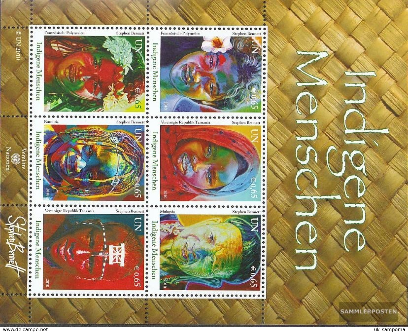 UN - Vienna Block29 (complete Issue) Unmounted Mint / Never Hinged 2010 Indigene People - Ungebraucht