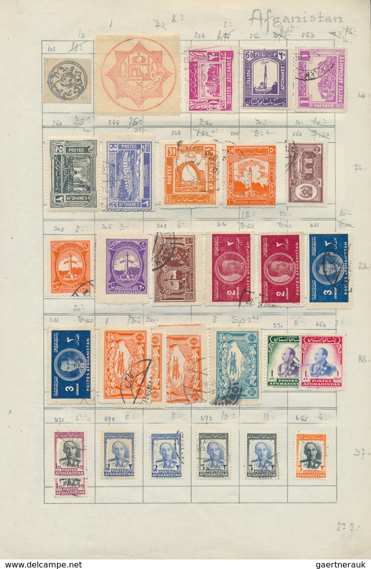 Asien: 1870/1970 (ca.), Used And Mint Collection On Album Pages With Main Value In The Classic And S - Sonstige - Asien