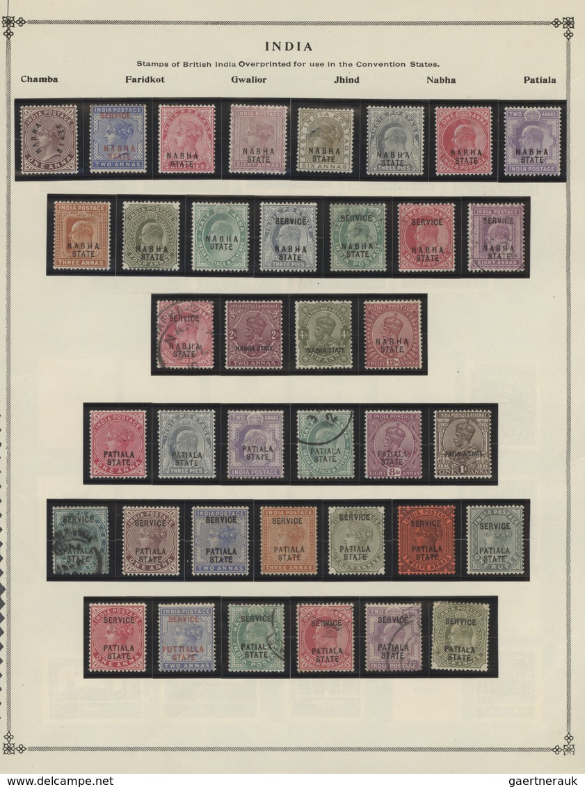 Asien: 1890/2000 (ca.), Miscellaneous Balance Incl. A Nice Part India/states, Burma, Modern U/m Maca - Sonstige - Asien