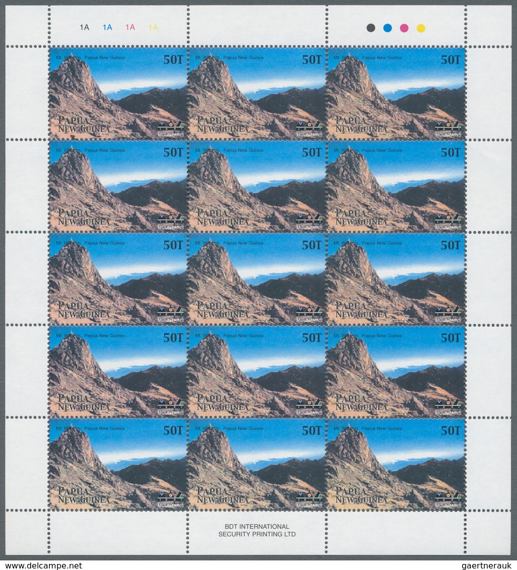 Thematik: Alpen Und Berge / Alps And Mountains: 2002, Papua New Guinea. Lot With 375 Complete Sets Y - Other & Unclassified