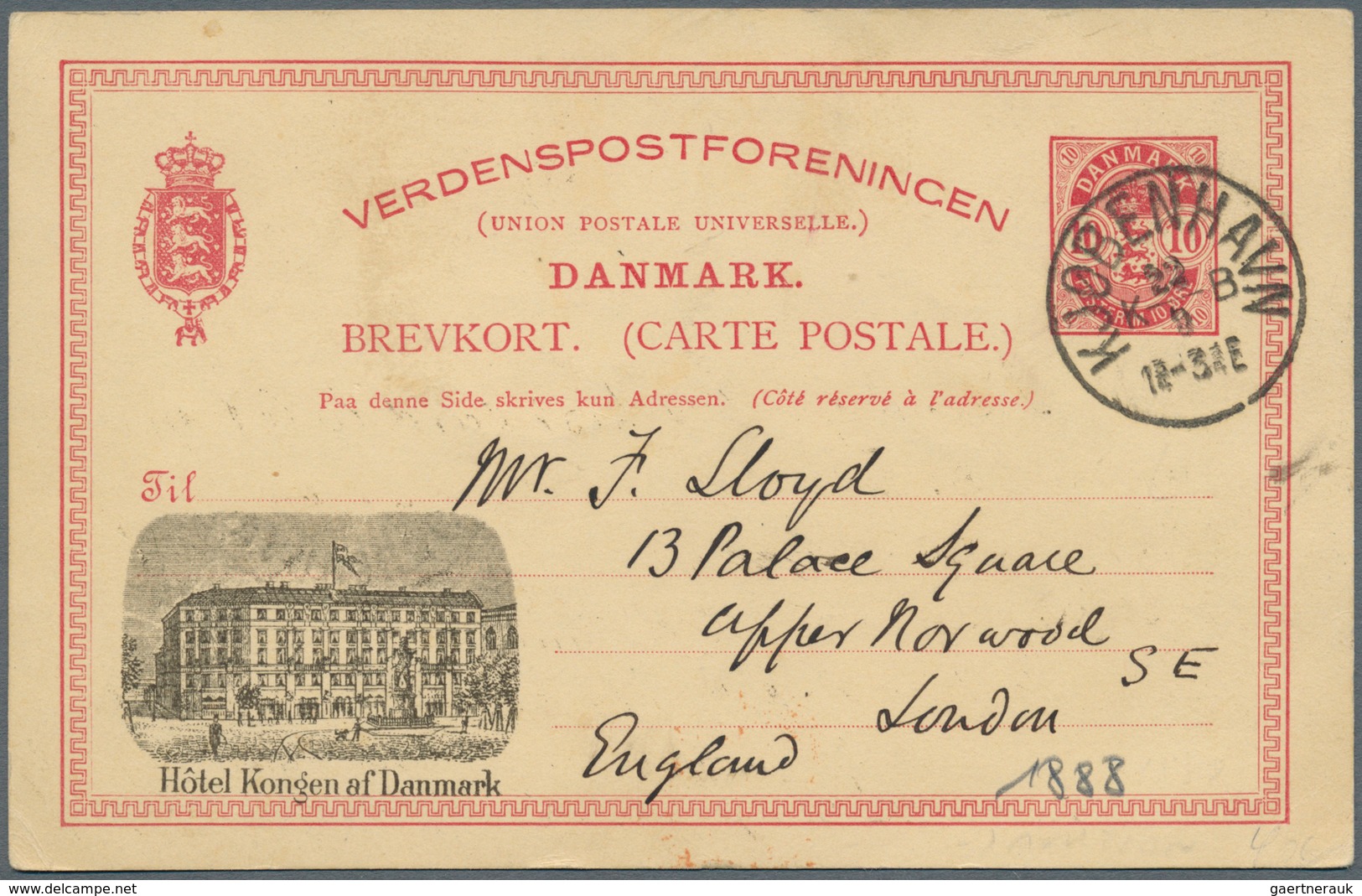 Dänemark: 1835/1969, Sammlung von insgesamt ca. 110 Belegen und einigen losen Marken, angefangen mit