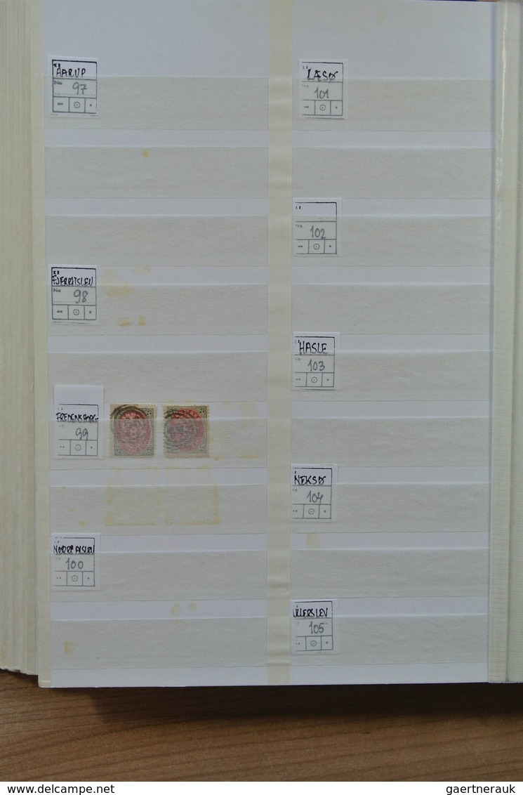 Dänemark: 1875: ca. 1875. Collection of ca. 1000 numeral cancels of Denmark, mostly on the numeral s