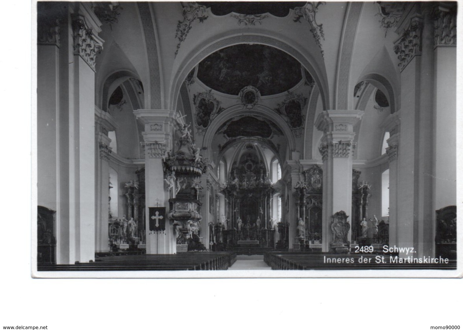 SUISSE : SCHWYZ - Inneres Der St. Martinskirche - Saint-Martin