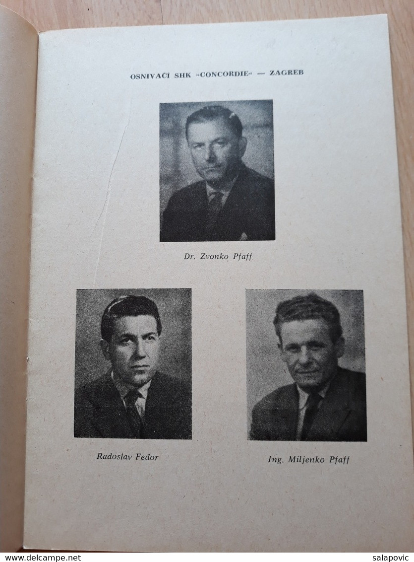 30 GODIŠNJICA SHK CONCORDIA 1932 - 1962, FOOTBALL CLUB - Libros