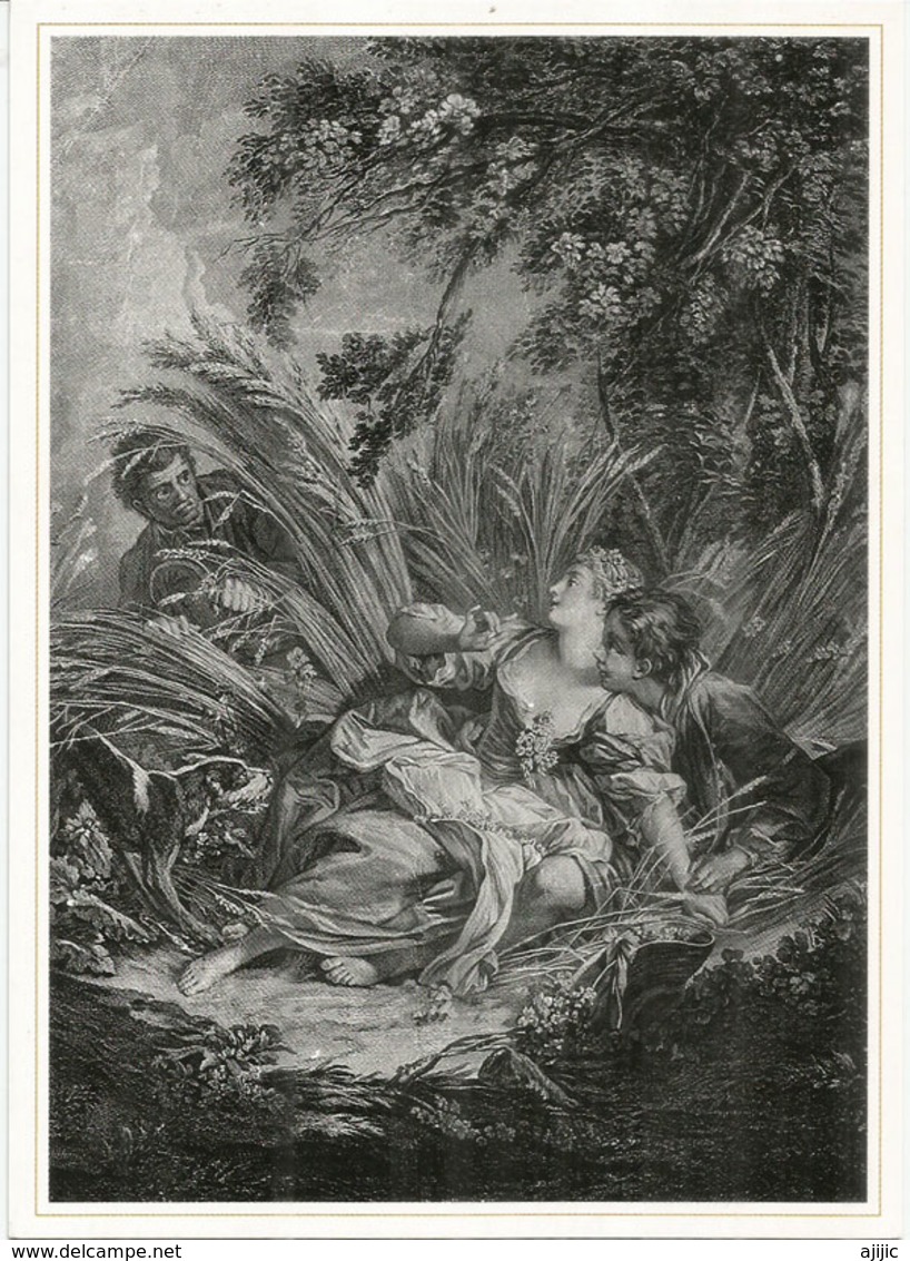 ''Les Amoureux Découverts'' R.Gaillard, Musée National Des Beaux'Arts.Baku. Carte Postale Neuve Format 20 X 14,5 Cm - Aserbaidschan