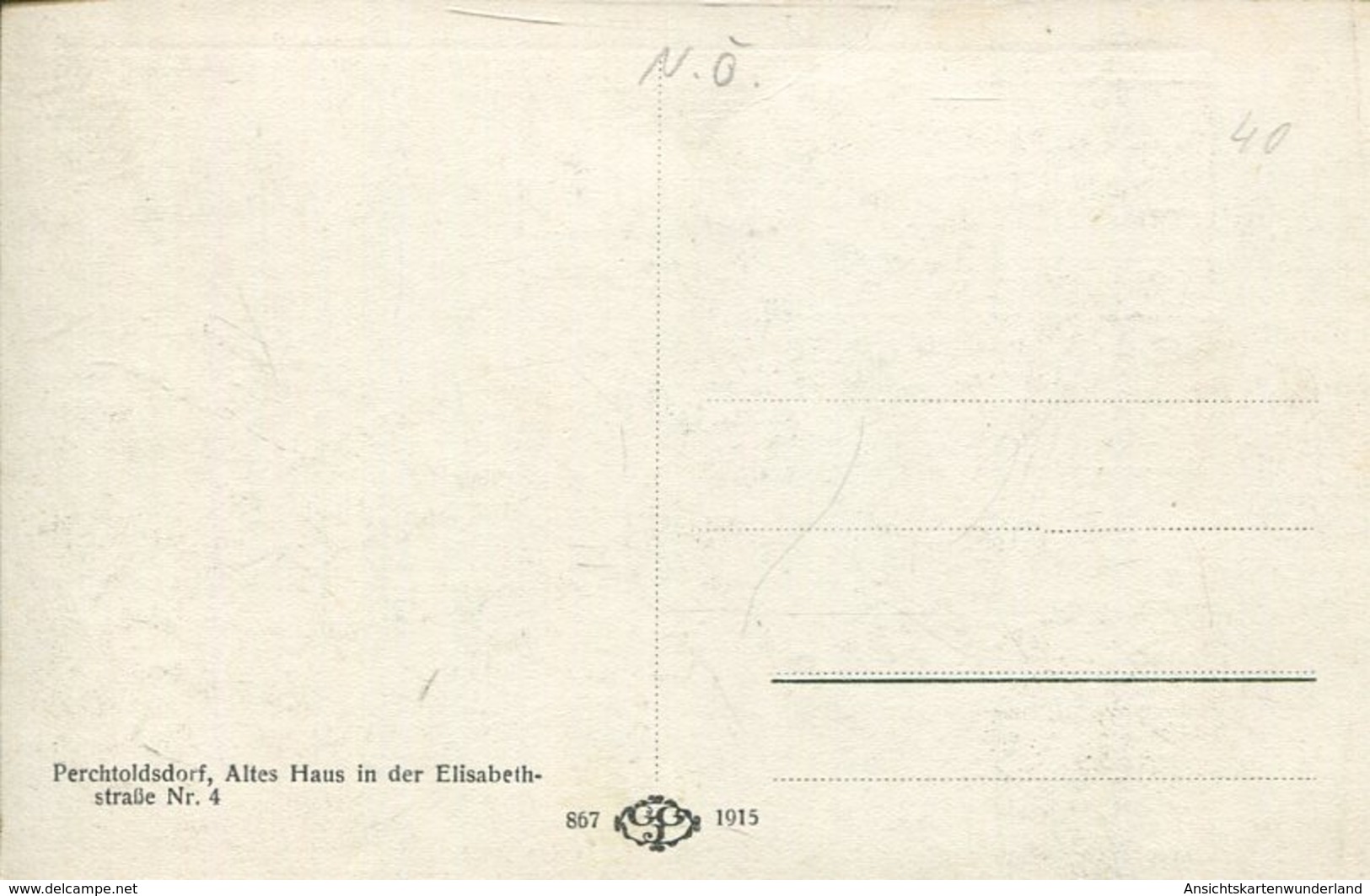 005553  Perchtoldsdorf - Altes Haus In Der Elisabethstrasse Nr. 4 - Perchtoldsdorf