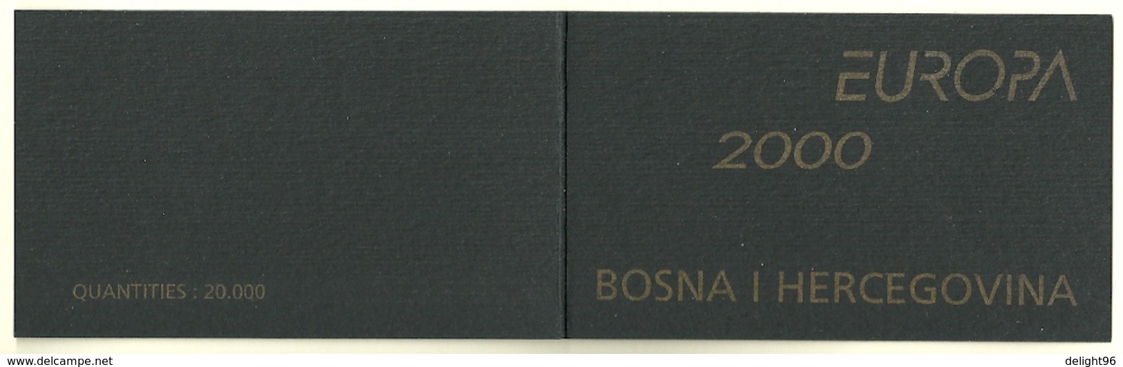 2000 Bosnia Herzegovina Europa: Tower Of Golden Stars Booklet (** / MNH / UMM) - 2000