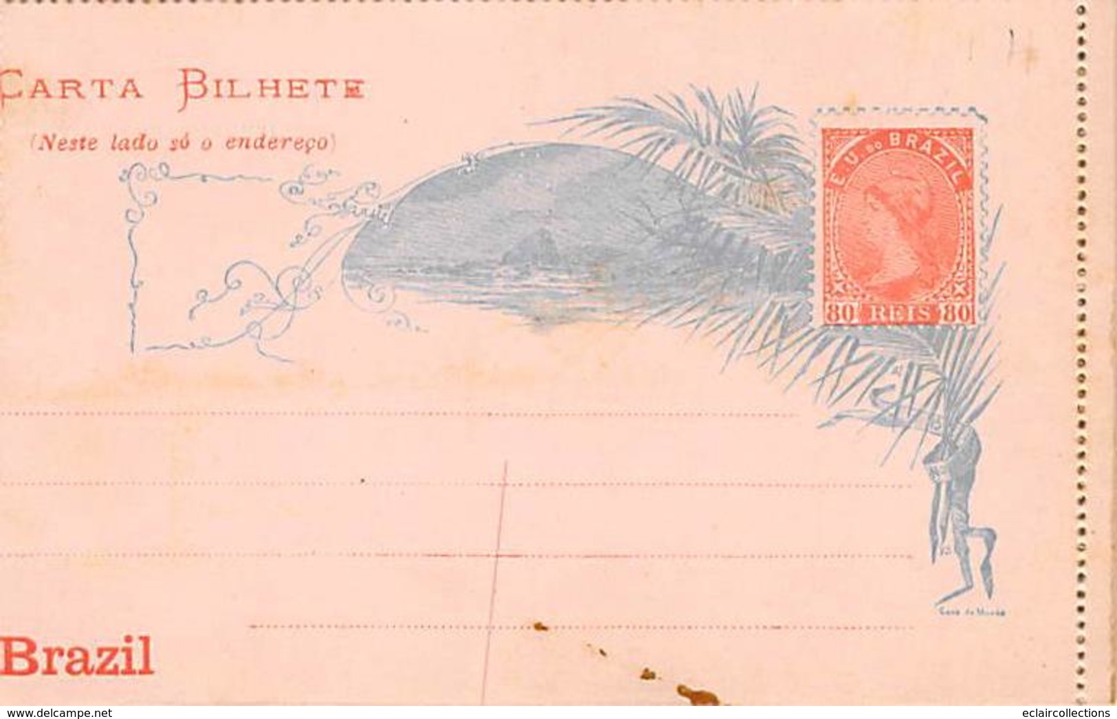 Brazil. Brésil.  Carta Bilhete. Casa Da Moeda   Carte Lettre.non écrite A L Intérieur     (voir Scan) - Autres & Non Classés