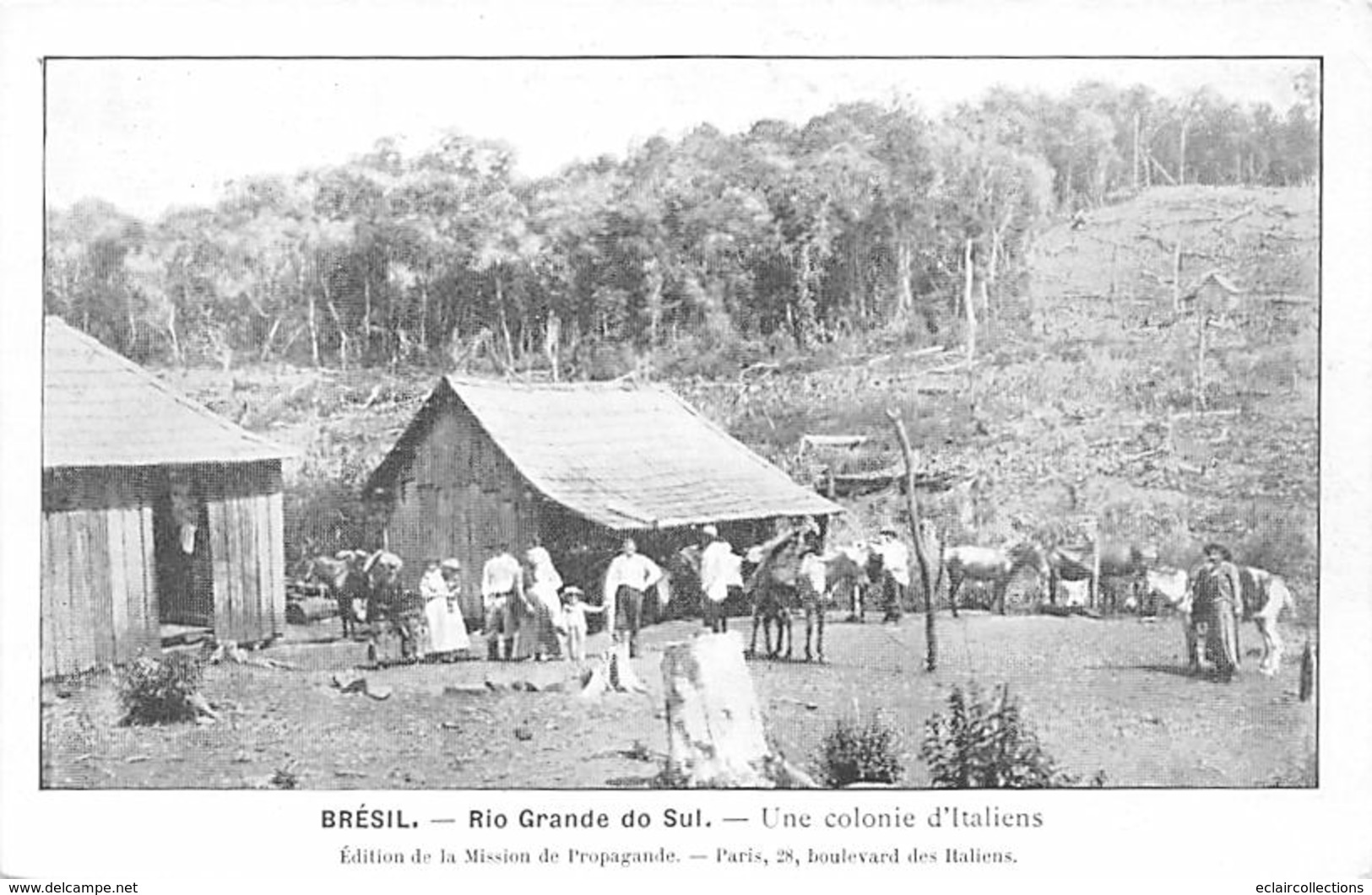 Brazil. Brésil.   Un lot de    13 cartes  vues diverses dont navigation, Chemin de fer  (voir scan)