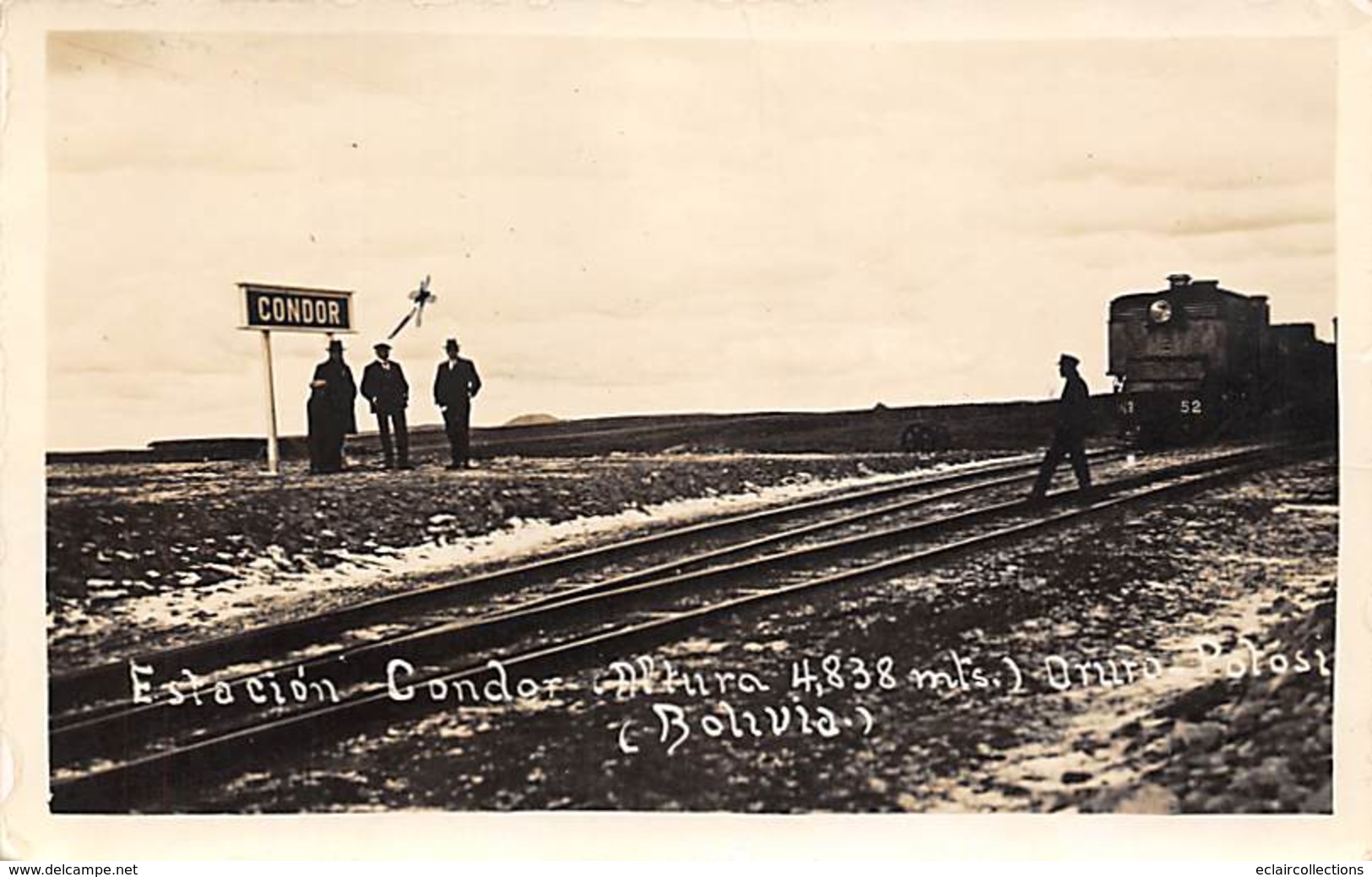 Bolivie           Estacion  Condor    Carte Photo            (voir Scan) - Bolivie