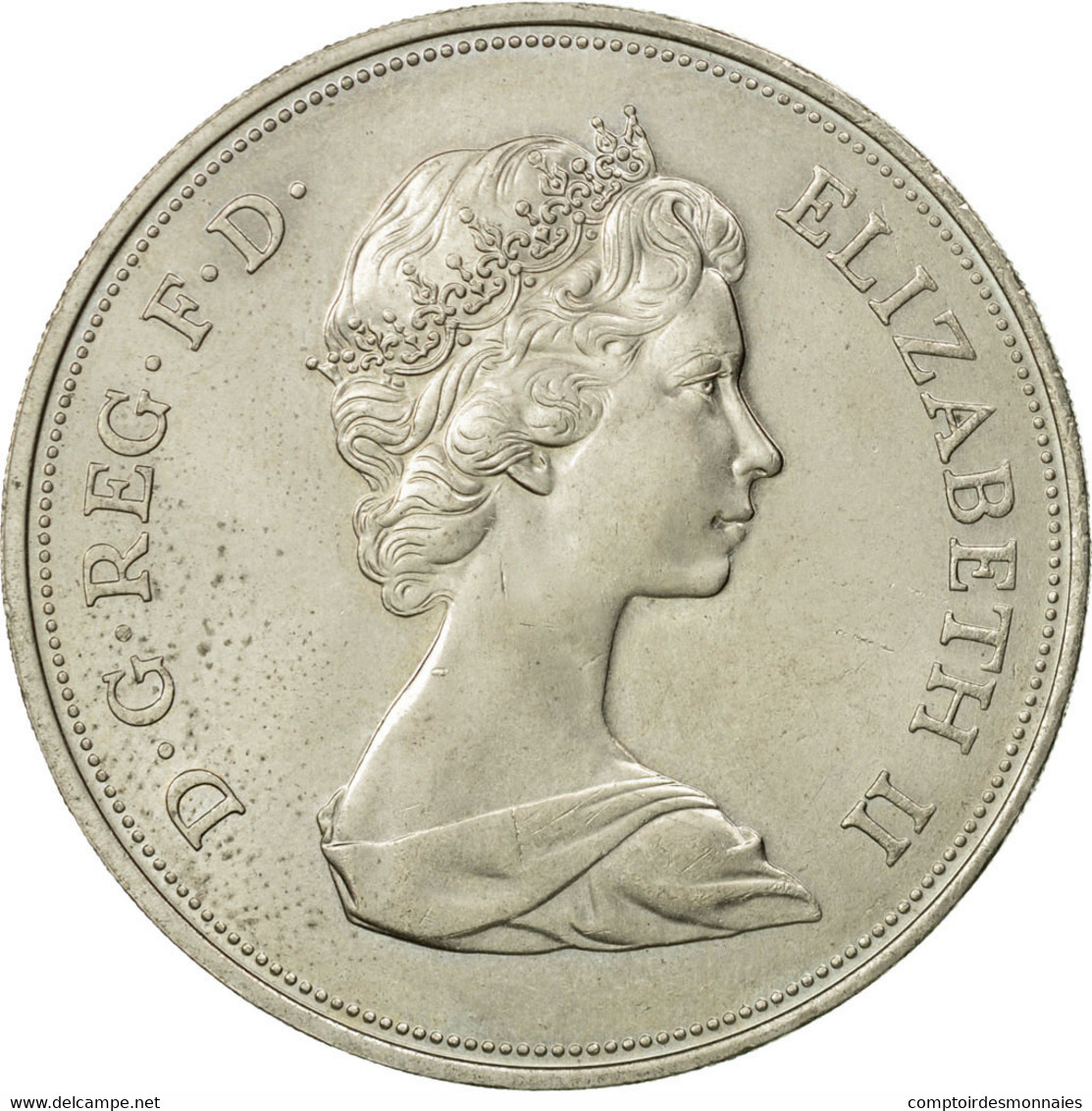 Monnaie, Grande-Bretagne, Elizabeth II, 25 New Pence, 1972, TTB, Copper-nickel - 25 New Pence