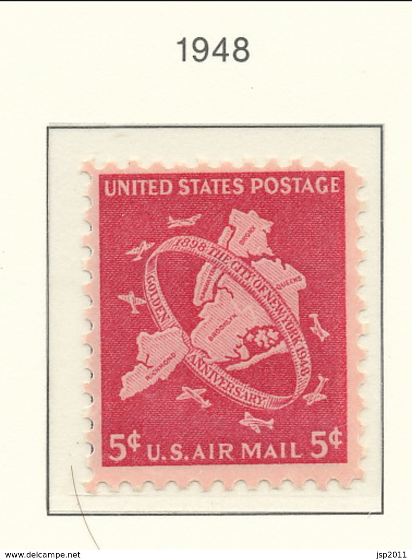 USA 1948. Air Mail Scott #C38. New York City Issue. MNH(**) - 2b. 1941-1960 Ungebraucht