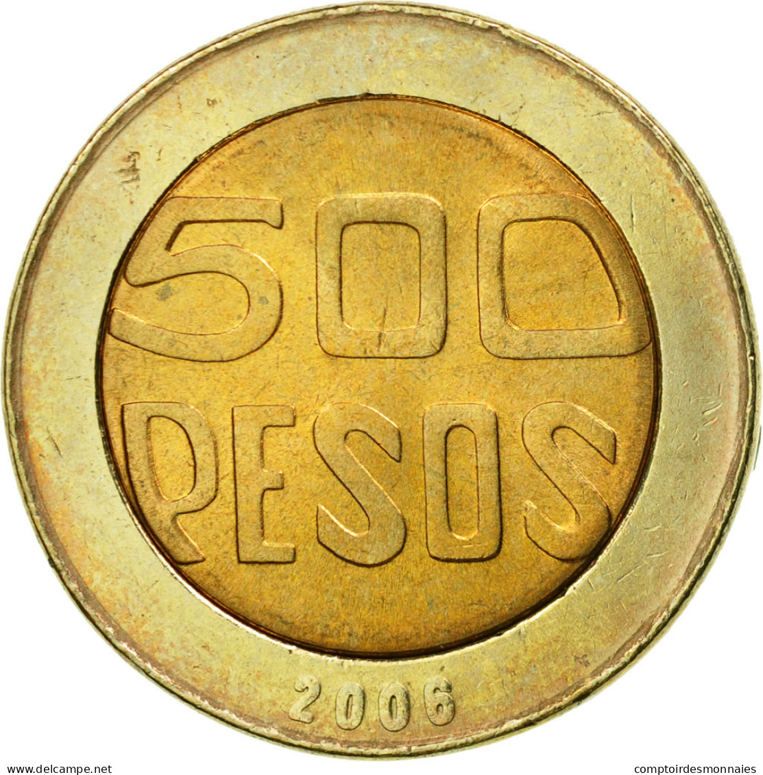 Monnaie, Colombie, 500 Pesos, 2006, SUP, Bi-Metallic, KM:286 - Colombia