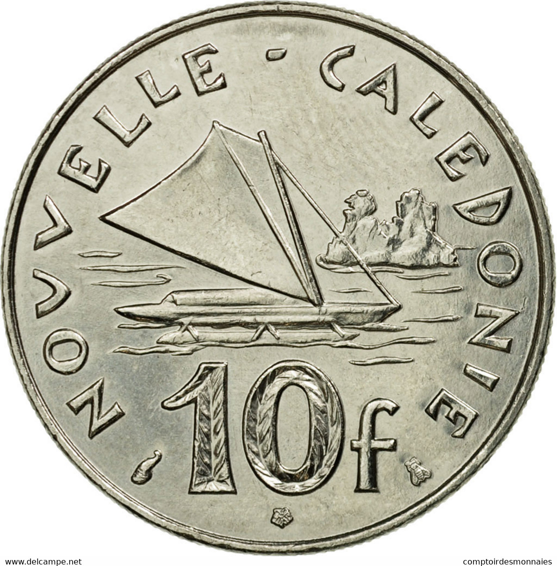 Monnaie, Nouvelle-Calédonie, 10 Francs, 1995, Paris, TTB, Nickel, KM:11 - Nueva Caledonia