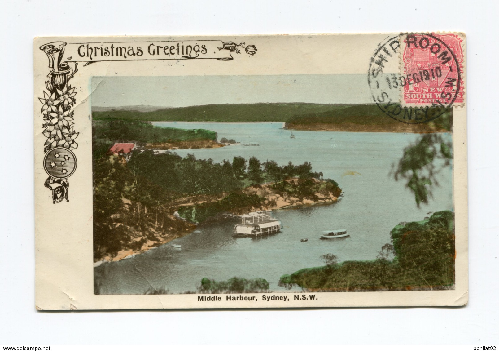 !!! PRIX FIXE : CPA DE SYDNEY POUR NOUMEA POUR NOUMEA TAXEE A L'ARRIVEE EN NOUVELLE CALEDONIE - Storia Postale