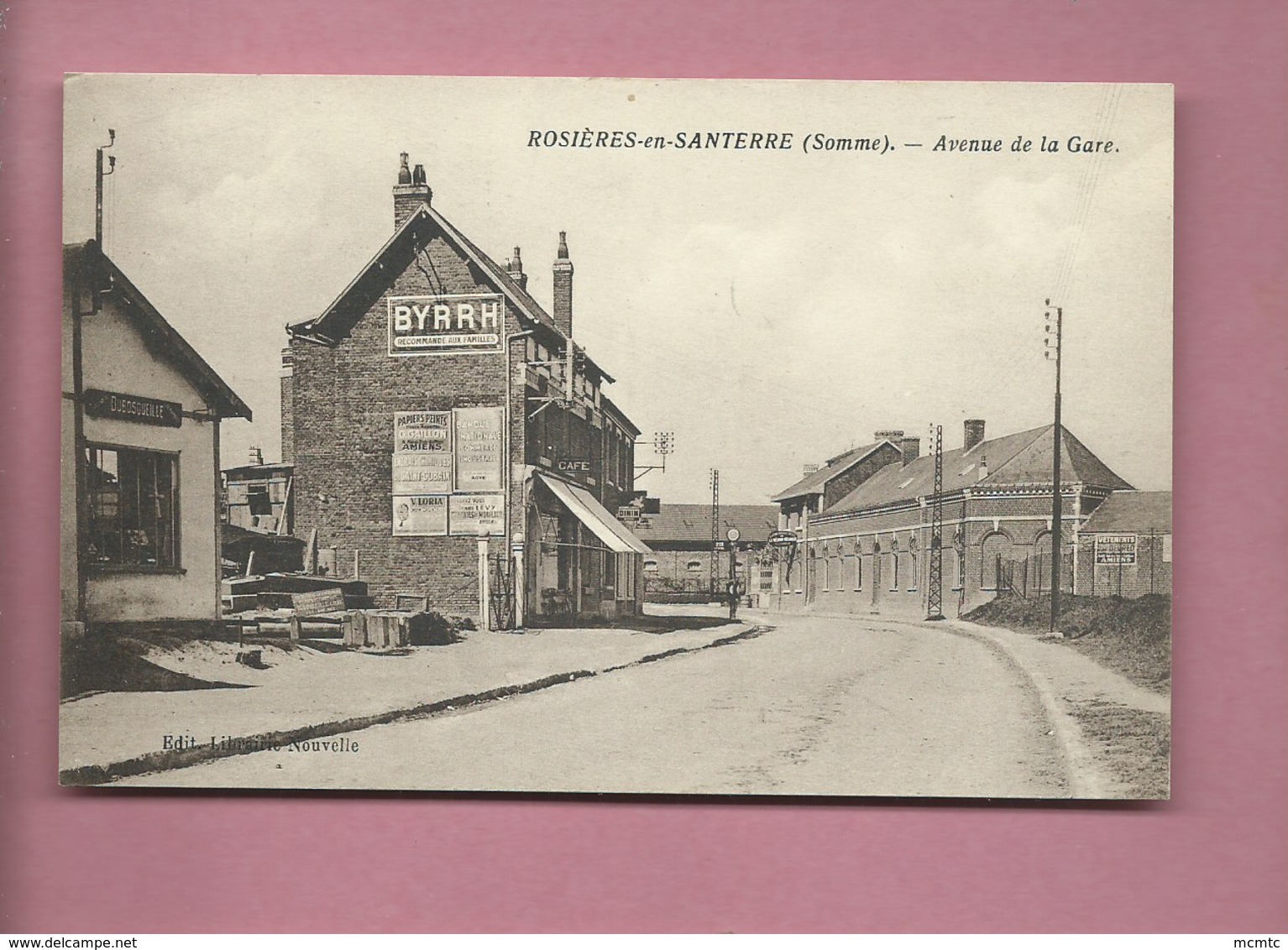 CPA  -   Rosières En Santerre  -(Somme) - Avenue De La Gare - Rosieres En Santerre