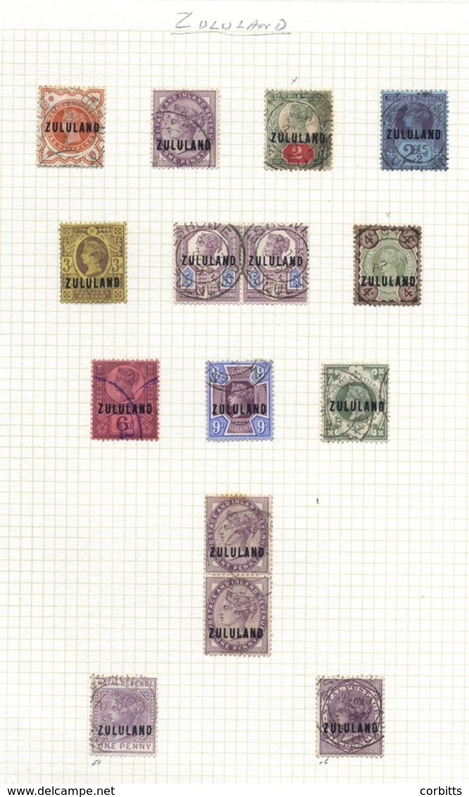 1888-93 ½d, 1d Single + Pair, 2½d, 3d, 5d Pair, 6d, 9d, 1s - All FU, 1893 6d FU, 1894-96 ½d, 1d, 2½d, 3d, 5d Pair, 6d, 9 - Autres & Non Classés