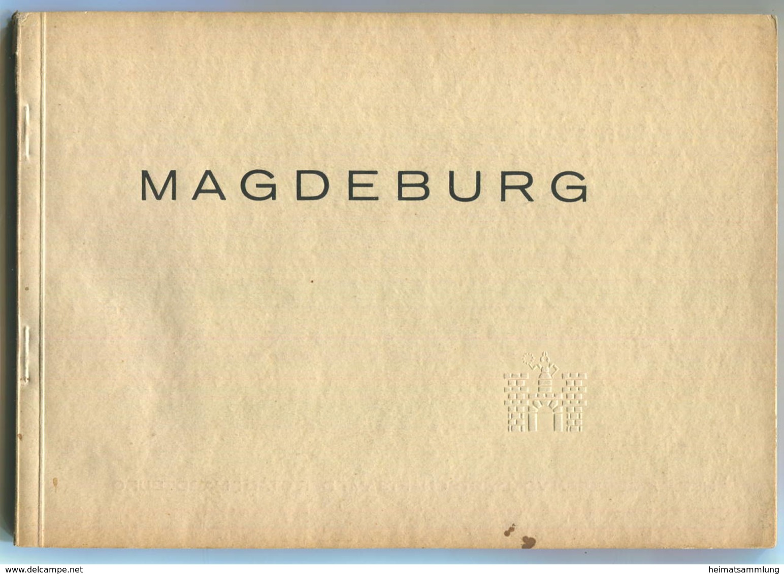 Magdeburg 1928 - 35 Teils Ganzseitige Abbildungen Mit Erläuterungen - Herausgegeben Vom Wirtschaftsamt Der Stadt Magdebu - Saxe-Anhalt