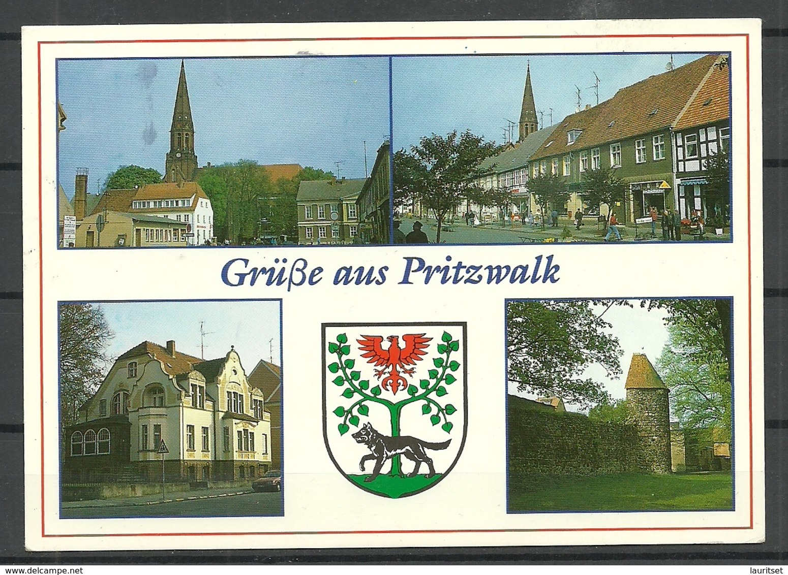 Deutschland PRITZWALK (gesendet 1996, Mit Briefmarke) - Pritzwalk