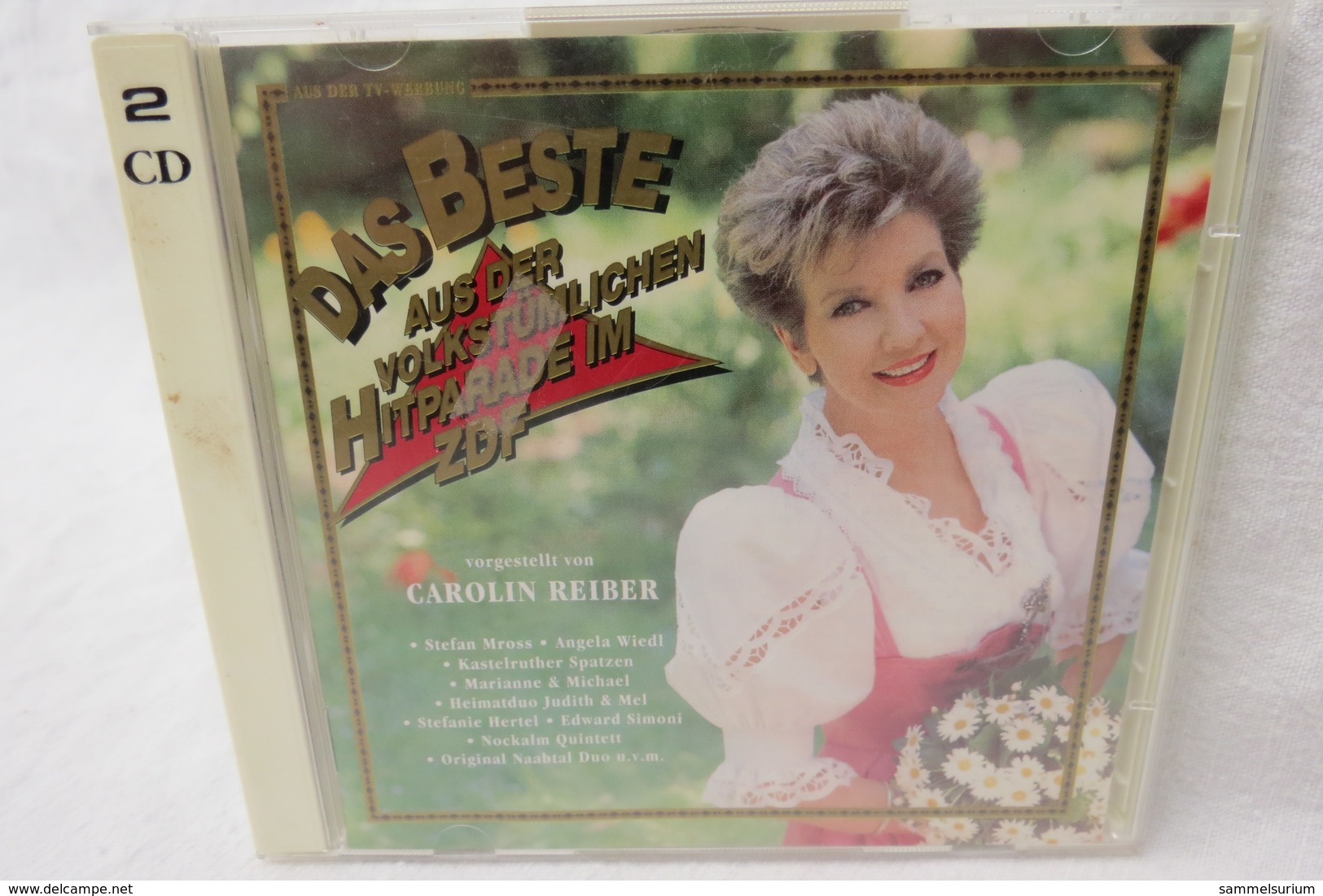 2 CDs "Das Beste Aus Der Volkstümlichen Hitparade Im ZDF" Vorgestellt Von Carolin Reiber - Other - German Music