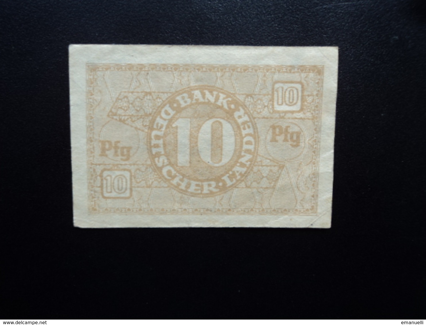 RÉPUBLIQUE FÉDÉRALE ALLEMANDE : 10 PFENNIG  ND 20.8.1948   P 12a *    TTB - 10 Pfennig