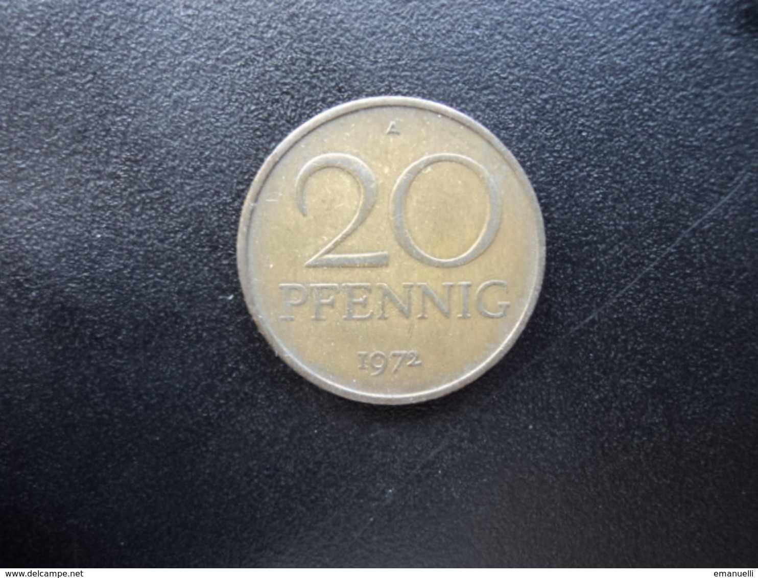 RÉPUBLIQUE DÉMOCRATIQUE ALLEMANDE : 20 PFENNIG   1972 A   KM 11     TTB - 20 Pfennig