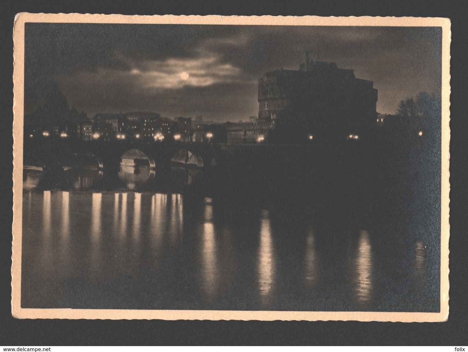 Roma - Il Tevere - 1937 - Photo Card - Fiume Tevere